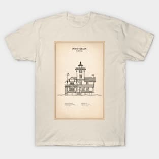 Point Fermin Lighthouse - California - SD T-Shirt